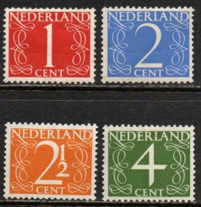 Netherlands Sc #282-285 Mint Hinged