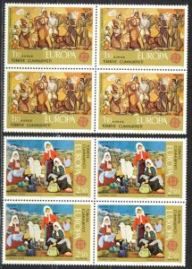 Turkey Sc# 2004-2005 MNH Block/4 1975 Europa