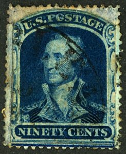 U.S. #39 USED REPAIRED THIN CREASES SML TEARS