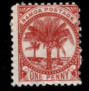 Samoa Scott 12 red brown colored stamp 1895 MH*