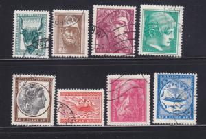 Greece 574-581 Set U Various (B)