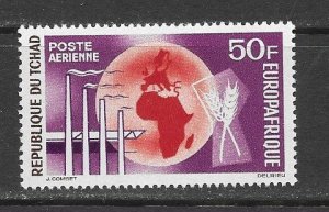 Chad C14 MNH Globe issue cpl. x 15, vf. 2022 CV $ 24.00