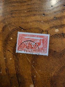 Stamps French Andorra Scott #28 used