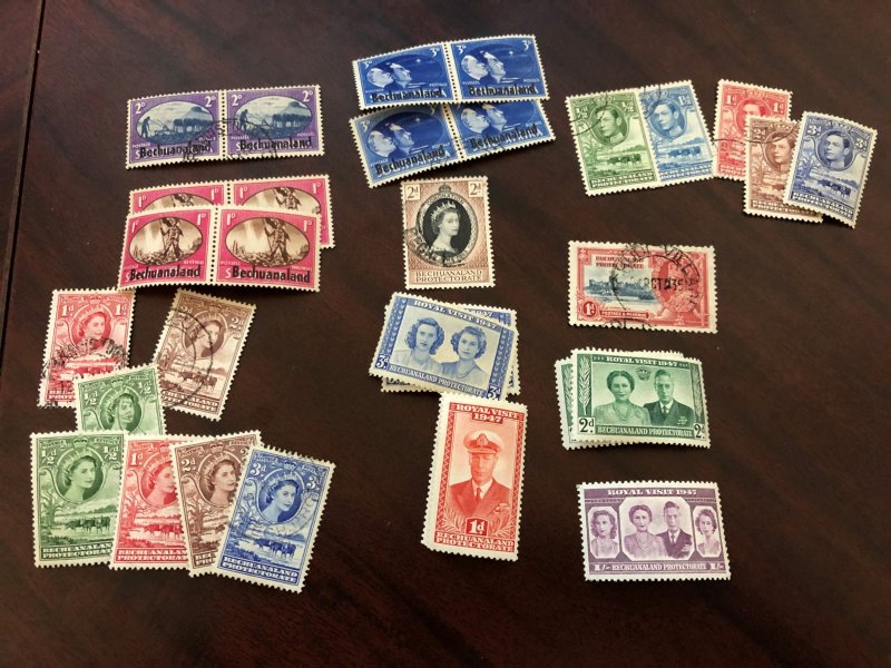 BECHUANALAND - Lot of Stamps mostly KGVI