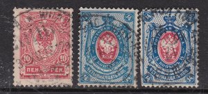 FINLAND ^^^^sc#51, 52  x3  RARER   used   CLASSICS $78.00@ lar 3343finl3