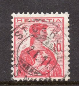 Switzerland Fine Postmark 1911 on 10c. 062043