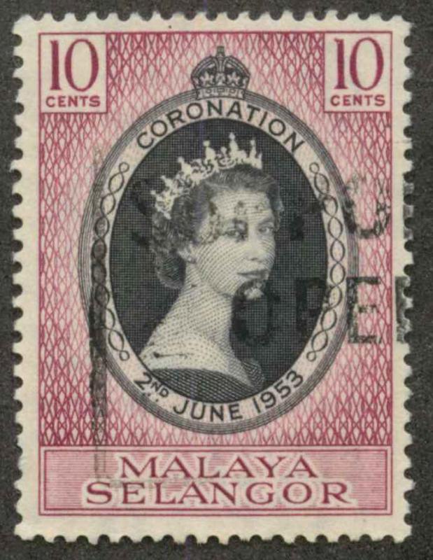 Malaya Selangor 101 Used VF