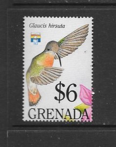 BIRDS - GRENADA #2081  HUMMINGBIRD  MNH