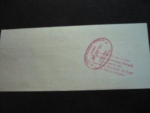 Canada - Revenue - KGVI Stamp on cheque dated 1951