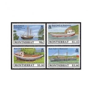 Montserrat 717-720,MNH.Michel 746-749. Ships built in Montserrat,1989.