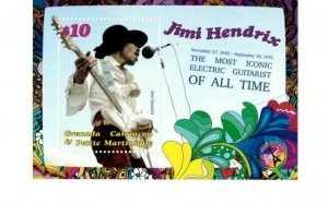 Grenadines - 2016 - Jimi Hendrix - Souvenir Sheet - MNH