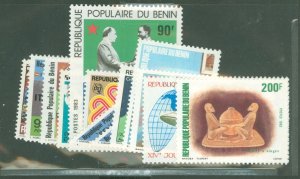 Benin #522/551 Mint (NH) Single (Complete Set)