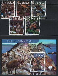 Gibraltar Scott 1098-1103 MNH! Complete Set! Wild Life!