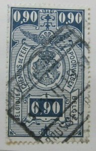 A6P18F141 Belgium Parcel Post and Railway Stamp 1927-31 90c used-