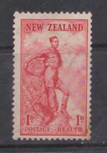 NEW ZEALAND - 1937 HEALTH STAMP SCOTT#B12 - 1V MINT HINGED