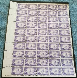 MALACK 903 3c Vermont Statehood, F/VF OG NH, sheet o..MORE.. w9618