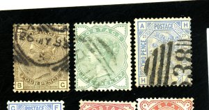 GREAT BRITAIN #78 82 84 USED FVF Cat $113