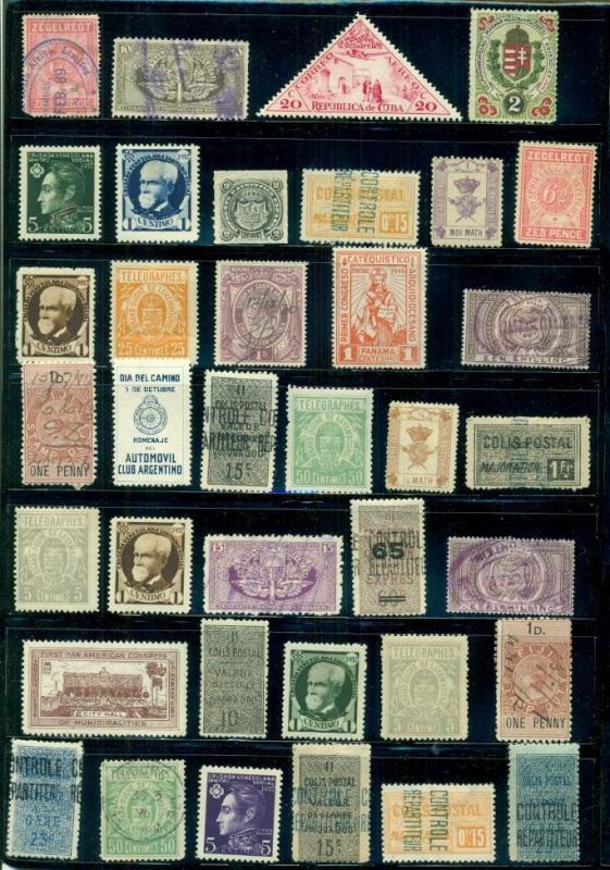 CINDERELLAS & LABELS WORLDWIDE GROUP OF 87, INTERESTING