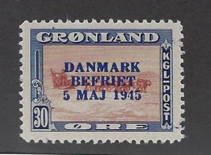 Greenland SCV#24 MNH VF SCV$150.00...Popular!