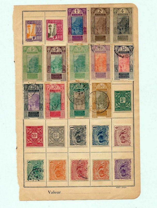 French Colonies Early M&U Mixture(Appx 140 Items) (As 668