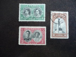 Stamps - Canada - Scott# 246-248 - Used Set of 3 Stamps