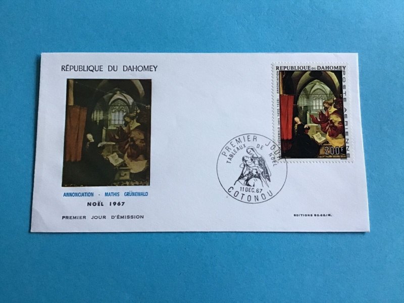 Rep of Dahomey Noel  First Day Issue 1967 Stamp Cover R42912 