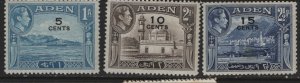 ADEN  36-38 MINT HINGED