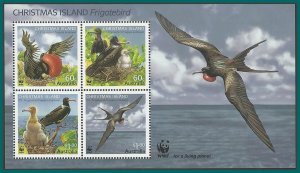 Christmas Island 2010 Frigate Bird, MS MNH #488c,SGMS680