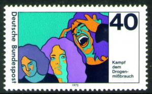 Germany Scott 1200 MNH** Drug Addiction stamp 1975