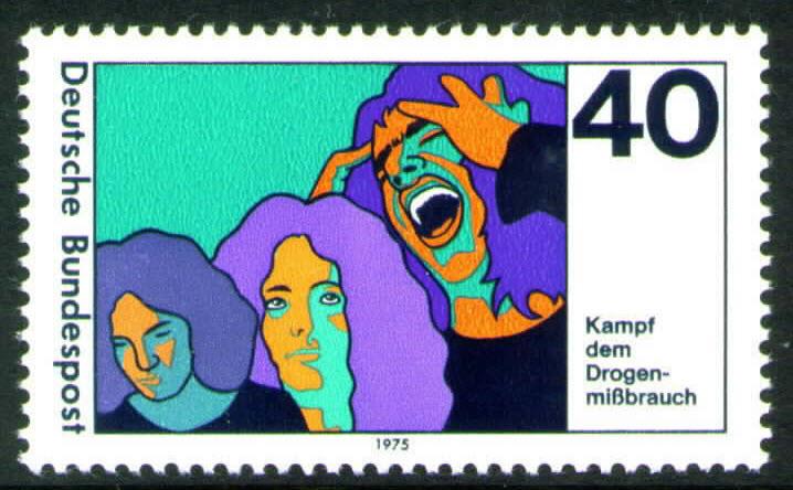 Germany Scott 1200 MNH** Drug Addiction stamp 1975