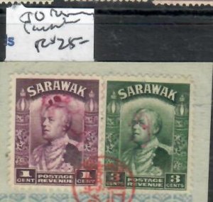 SARAWAK  JAPANESE OCCUPATION 1C, 3C REVENUE  VFU  P0405H