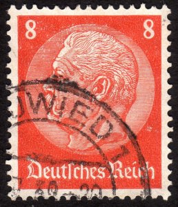 1934, Germany 8pfg, Used, Sc 420