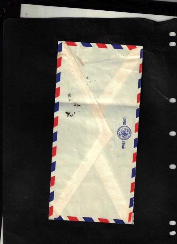 Viet-Nam 1968 Air Mail Cover sent from Saigon to Sweden - creased