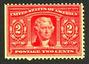 U.S. #324 MINT OG HR