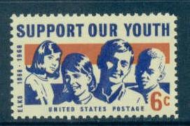 1342 6c Youth Fine MNH