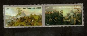 4980-1 Five Forks & Appomattox Court House Pair Mint/nh FREE SHIPPING