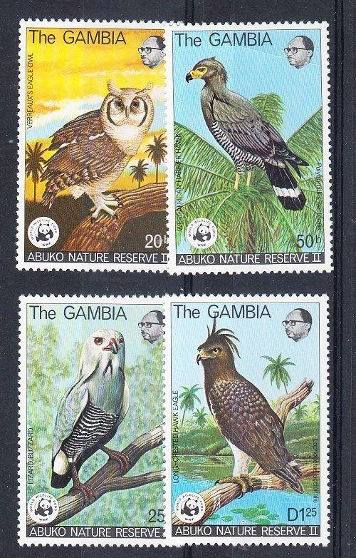 Gambia Scott 381-384 Mint NH (Catalog Value $115.00)