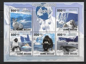 G.BISSAU 2010 GLOBAL WARMING MNH 