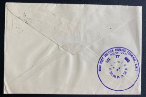 1952 Thailand First Flight Airmail Cover To London England BOAC Comet Jetliner