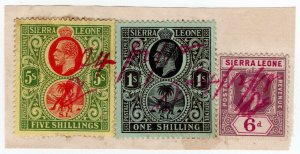 (I.B) Sierra Leone Revenue : Stamp Duty 6/6d