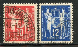 Germany, DDR #49-50 Used.