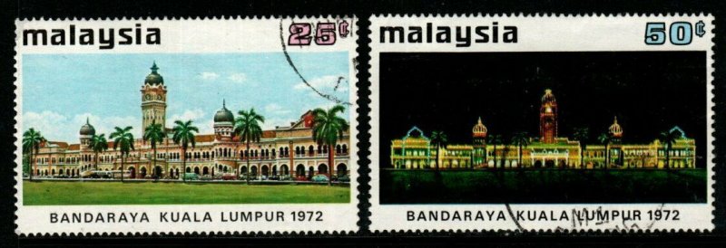 MALAYSIA SG98/9 1972 CITY STATUS FOR KUALA LUMPUR USED