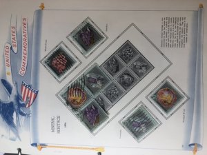 Postage Stamps Of The United States 1970-1979 Lots Of Stamps In Book With Case