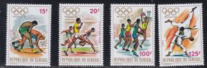 Senegal # 365-368, Munich Olympics, NH, 1/3 Cat