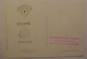 FRANCE MAXICARD FD SEMI - POSTAL 12-12-1953