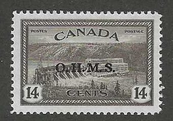 Canada O7 Mint 21SC:$6.50