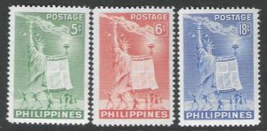 Philippines 572-574  Mint  Complete SC:$3.20