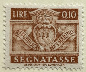 AlexStamps SAN MARINO #J66 XF Mint 