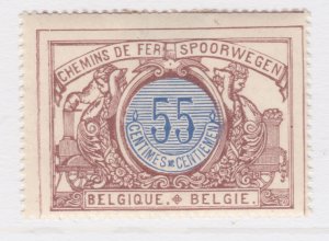 Belgium Parcel Post Railway 1912-14 55cMH* Stamp A27P11F22511-