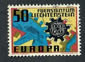 Liechtenstein #420 used single